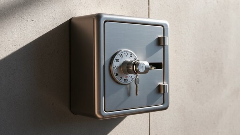 secure wall mounted key locks