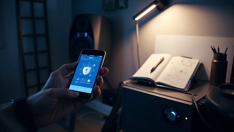 secure your home alarm