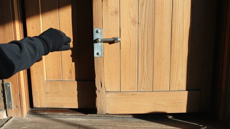 securing barn style sliding doors