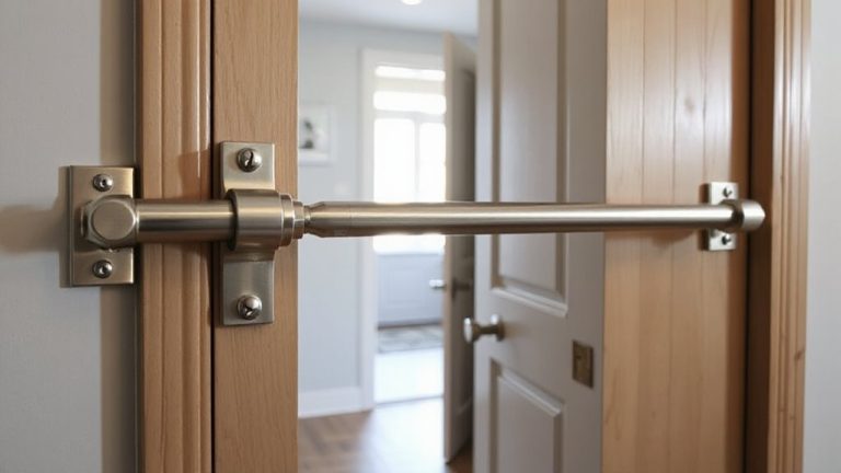 security bars with quick release mechanism