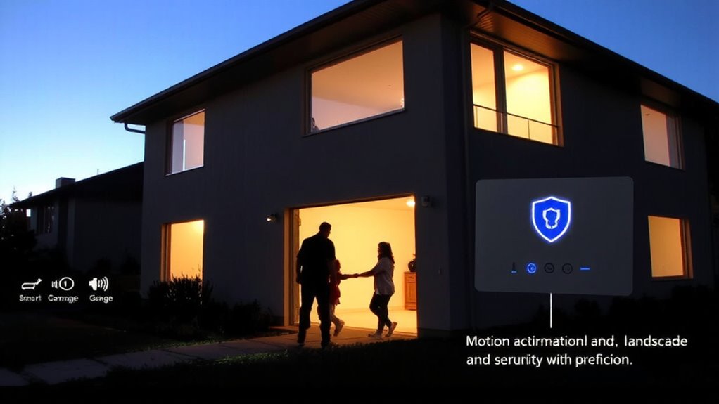 smart cameras and alarms integration