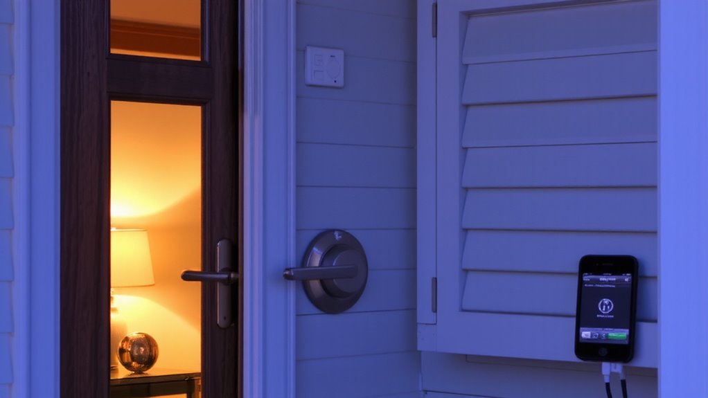smart lock alarm integration