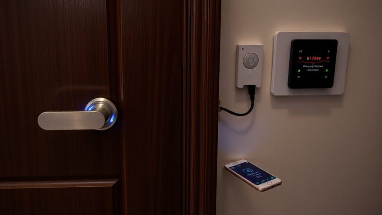 smart locks integrated with alarms