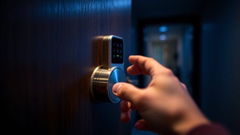 smart locks with built in alarms