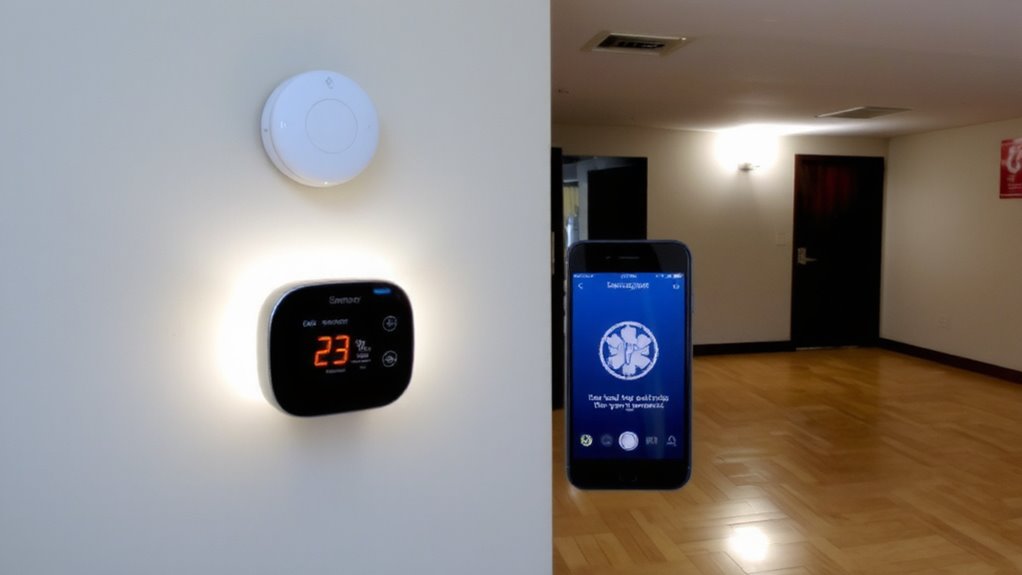 smart thermostat emergency integration