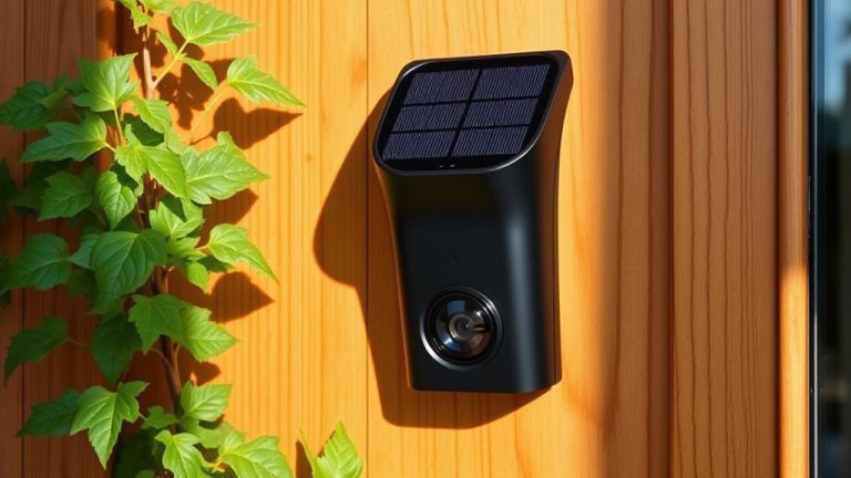 solar powered doorbell cameras no charging