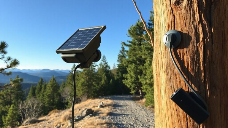 solar powered off grid security cameras