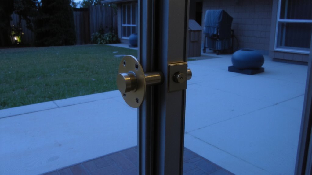 steel slide bolt security