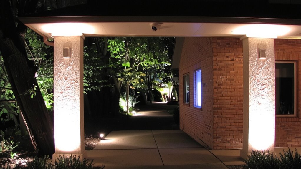 strategic lighting for security