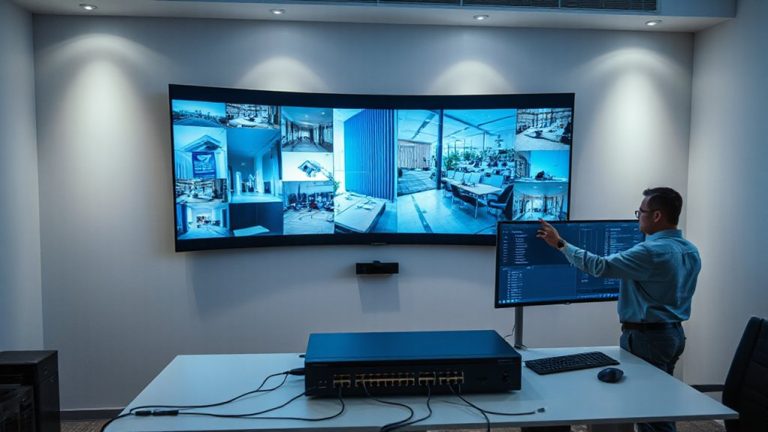 sync ip cameras to central alarm dashboard