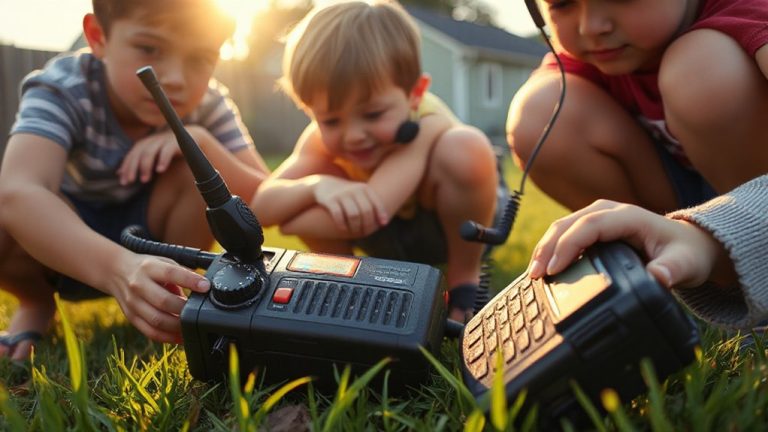 teaching children emergency radio use