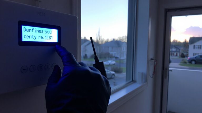 test alarm monitoring connection