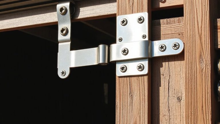 upgrade hinges for security