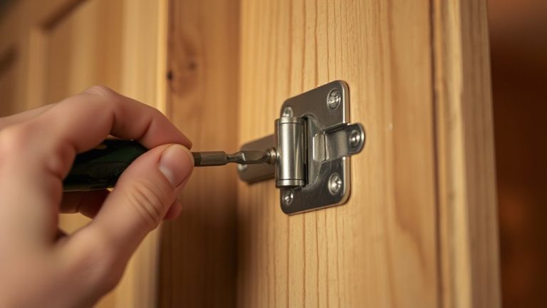 upgrade interior hinges securely