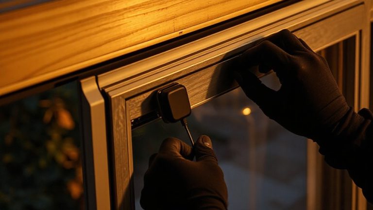 vibration sensors on sliding doors