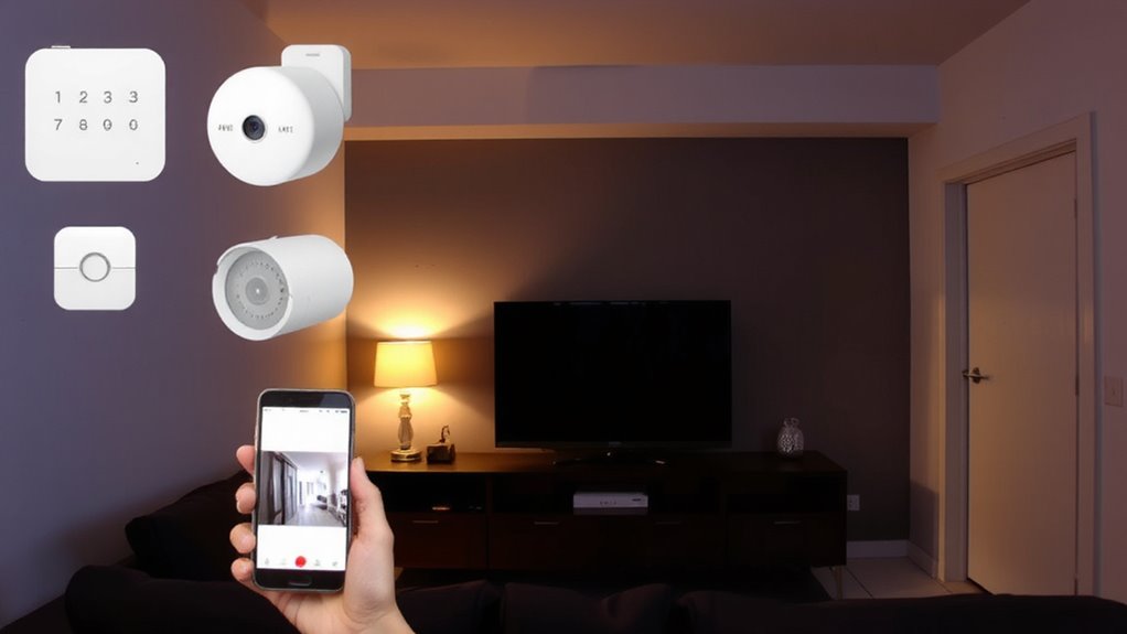 voice controlled home security access