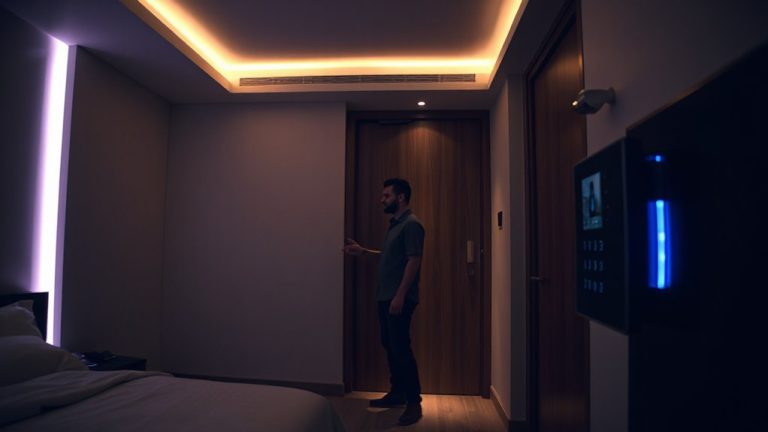 voice controlled remote hotel security