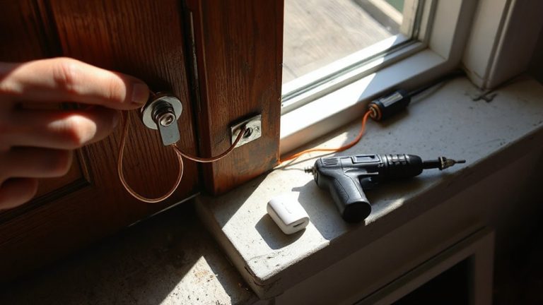 wiring door window sensors